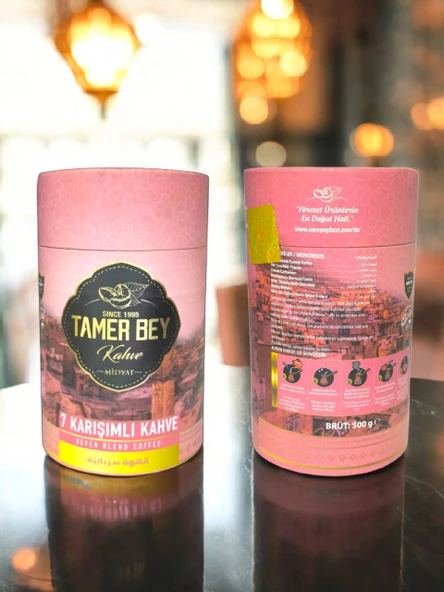 TAMERBEY 7 KARIŞIMLI DİBEK KAHVESİ 500 GR - Resim 4