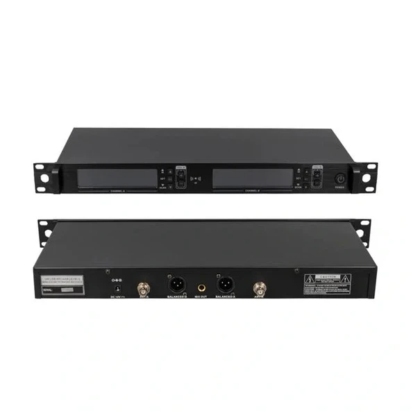 Magicvoice Mv21633 2 El Tipi Mikrofonlu 100+100 Kanal Antenli Uhf-pll Kablosuz Telsiz Mikrofon - 2