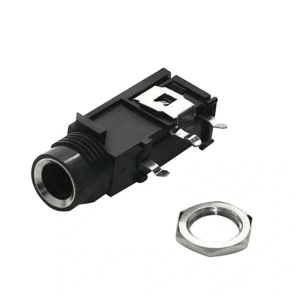 6.3 Mm Gitar Jack Stereo Yatay Şase Ze-1061 - Resim 2