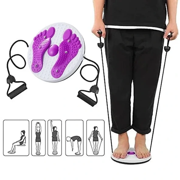 Sunup Sn-22218 Döner Zayıflama Ve Bel İnceltme Diski - Vücut Şekillendirici Egzersiz Aleti - 2