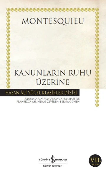 Kanunların Ruhu Üzerine ürün görseli
