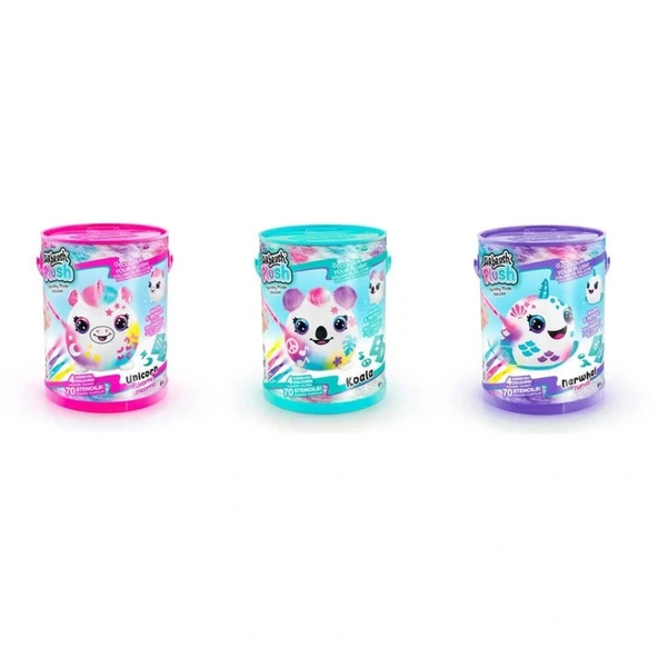 Airbrush Plush Peluş Squish Boya Kutusu Hobi Seti - 2