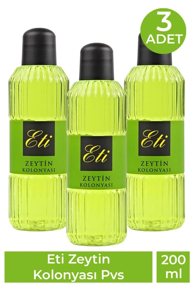 Eti Zeytin Kolonyası Pvc 200 ml 3 Adet ürün görseli 1