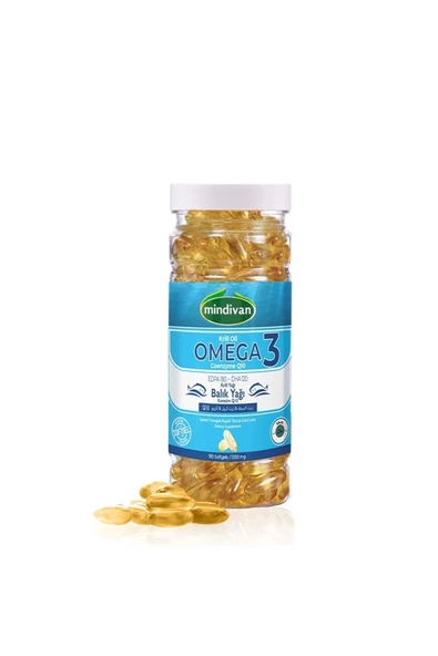Mindivan Omega 3 Softjel 1000 Mg 90 Kapsül ürün görseli