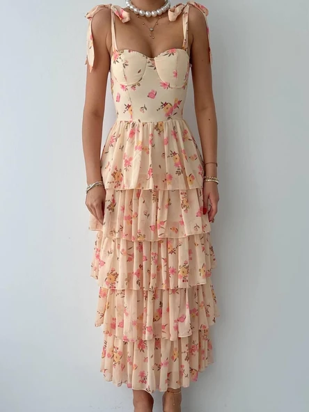 Pavia Midi Boy Elbise - Resim 2