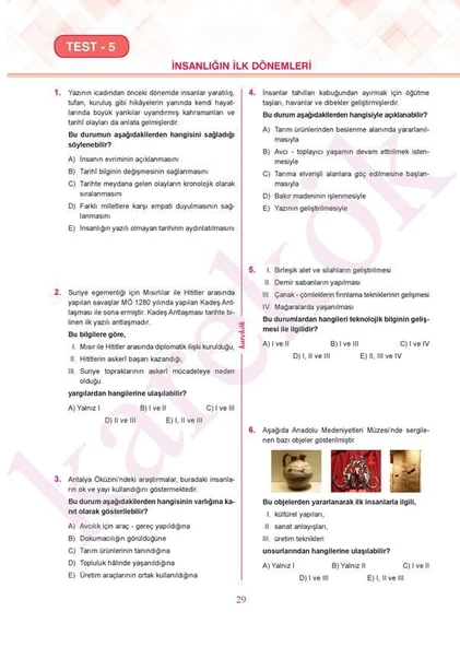 2021 TYT Tarih Soru Bankası - Resim 3