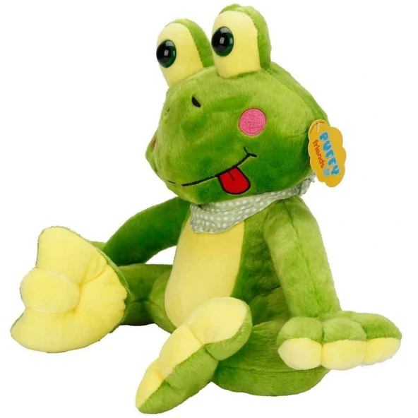 Oturan Peluş Kurbağa 30 cm - 3