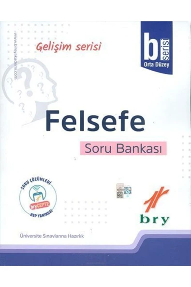 Felsefe B Serisi Orta Düzey Video Çözümlü Soru Bankası ürün görseli