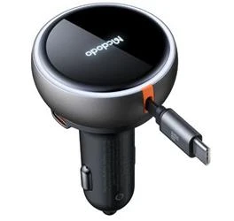 MCDODO CC-4850 80W USB-C Geri çekilebilir kablo Hızlı araç şarj cihazı - Resim 2