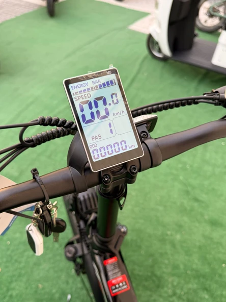 T-Bike Robust X8 750W Katlanabilir Elektrikli Bisiklet Gri - 5