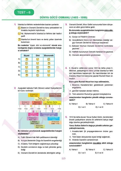 2021 TYT Tarih Soru Bankası - Resim 7