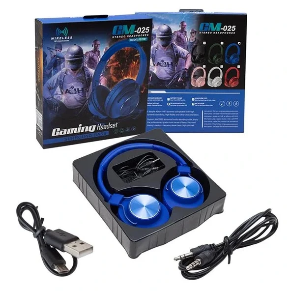 Powermaster Gm-025 Gaming Oyuncu Mikrofonlu Kablosuz Kulaklık - 3