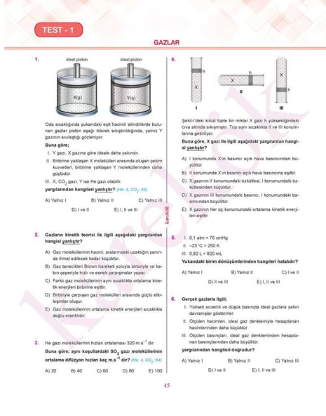 AYT Kimya Soru Bankası - Resim 2