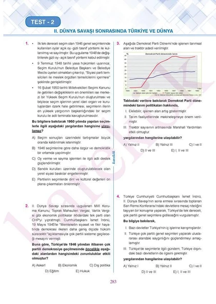 2021 TYT Tarih Soru Bankası - Resim 10