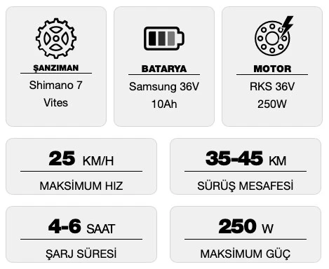 RKS RSI X Pro Katlanabilir Elektrikli Bisiklet - 7