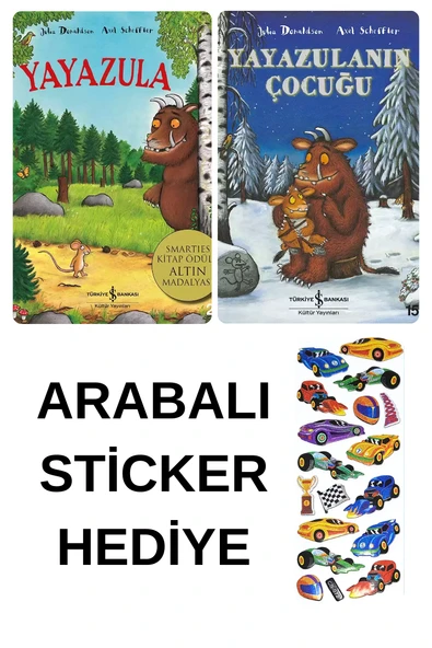 ARABALI STİCKER HEDİYELİ - OKUL ÖNCESİ RESİMLİ KİTAPLAR MASAL - YAYAZULA SERİSİ ürün görseli