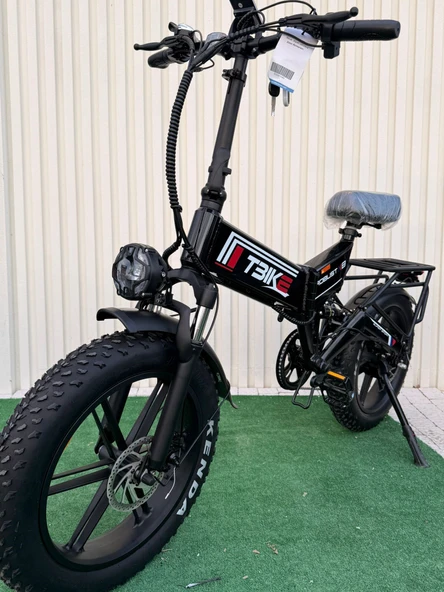 T-Bike Robust X8 750W Katlanabilir Elektrikli Bisiklet Gri - 2