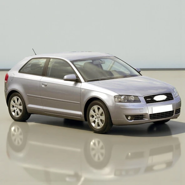 Audi A3 HB 2004-2008 Kol Dayama Kolçak Kapağı Bej Kumaş 8P0864245C - Resim 2