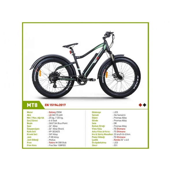 Rks MT 8 Elektrikli Bisiklet - 5