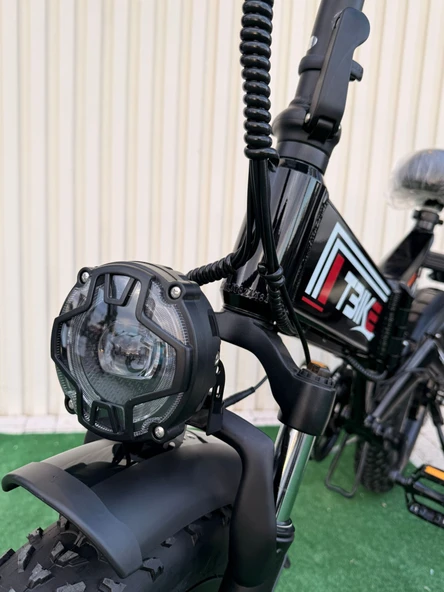 T-Bike Robust X8 750W Katlanabilir Elektrikli Bisiklet Gri