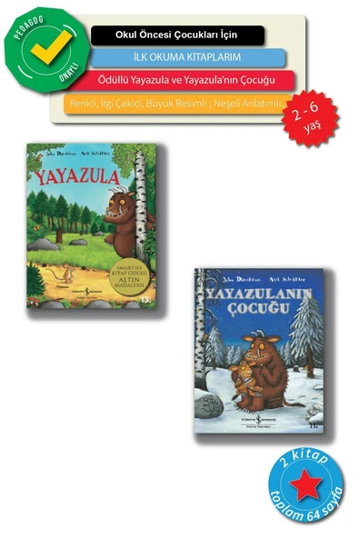 yenii-2-6 Yaş Arası Okul Öncesi Çağı Için, Renkli, Resimli, Sıcak Anlatımlı Yayazula Seti ürün görseli
