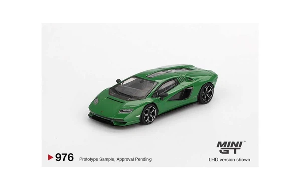Mini GT BL 976 Lamborghini Countach LPI 800-4 Verde Medio MGT00976 1/64 Model Araba ürün görseli 1