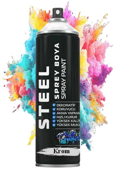 Sprey Boya 200 ml 1 Adet Hızlı Kuruyan Renkli Profesyonel Ahşap Plastik Demir Metal Cam Porselen Duvar Sprey Boya - 5