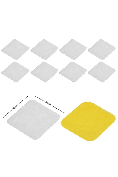 50 Adet 3x3 cm Çift Taraflı Yapışkan Kare Bant ürün görseli