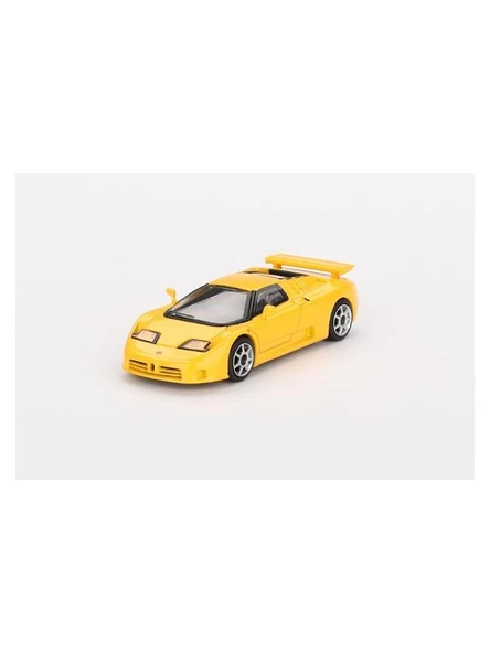 Mini GT BL 866 Bugatti EB110 Super Sport Giallo Bugatti 1/64 Model Araba - Resim 3