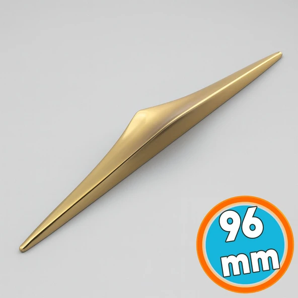 Mobilya Çekmece Mutfak Dolabı Dolap Kulpları Kulbu Kulpu Altın Metal Kulp 96 mm - 9.6 cm ürün görseli