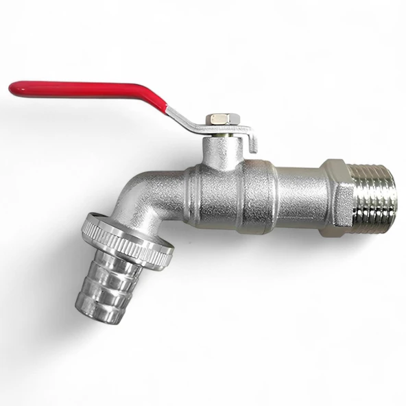 Aç Kapa Musluk 1/2 Küresel Çeşme Lavabo Banyo Mutfak Musluğu Bahçe Çeşmesi Tek Çıkışlı Batarya ürün görseli