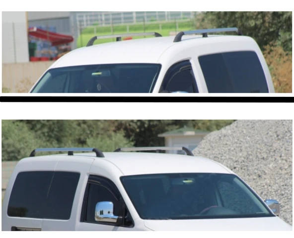 Caddy Uzun Şase Portbagaj Tavan Çitası Gri 2011 2012 2013 2014 2015 2016 2017 2018 2019 2020 - 2