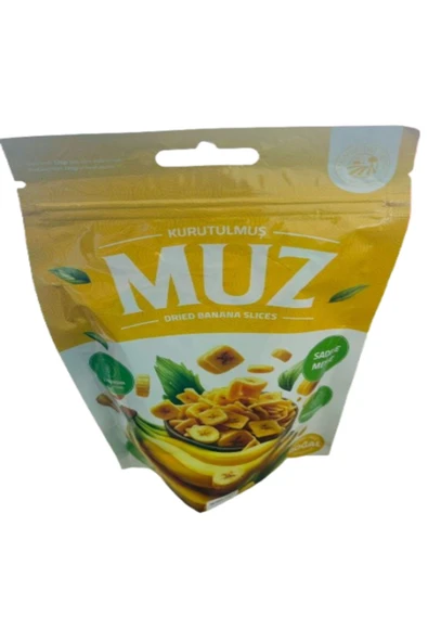 ASELYA DOĞAL KURUTULMUŞ MUZ DİLİMLERİ - KATKISIZ, ŞEKERSİZ, %100 MEYVE, VEGAN - 2