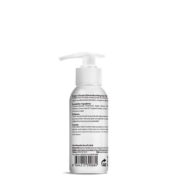 İdea Derma Argan ve Keratin Besleyici Saç Bakım Yağı 100 ml - Resim 2