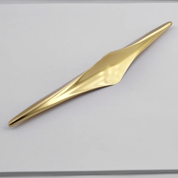 Mobilya Çekmece Mutfak Dolabı Dolap Kulpları Kulbu Kulpu Altın Metal Kulp 96 mm - 9.6 cm - Resim 4