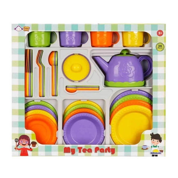 Çocuk 4682 Little Chef Çay Seti 36 Parça -Sunman