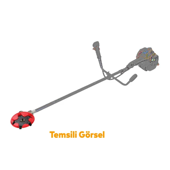 Metal Filiz Fidan Dal Biçme Kesme Aparatı 5 Kollu Bıçkı Yedek Bıçak Benzinli Tırpan Uyumlu - Resim 3