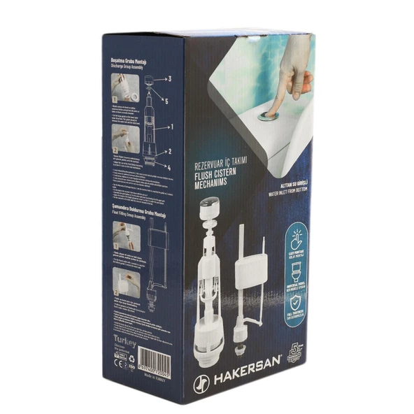 Rezervuar İç Takım Basmalı Klozet Sifon İç Takımı - 3