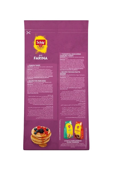 Schar Farina Çok Amaçlı Glutensiz Un Karışımı 1000 gr (5 ADET) - Resim 5