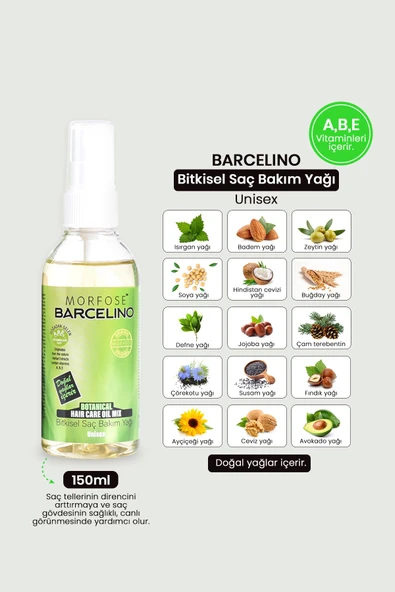 Barcelino Saç Bakım Yağı 150 ml - Resim 2