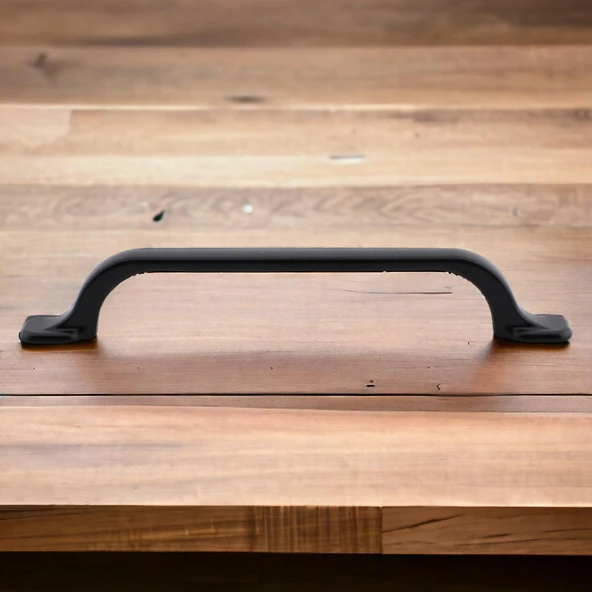 Mobilya Mutfak Dolabı Çekmece Dolap Kulpları Kapak Kulpu Kulbu Siyah 128 Mm-12.8 Cm Metal Kulp - Resim 4