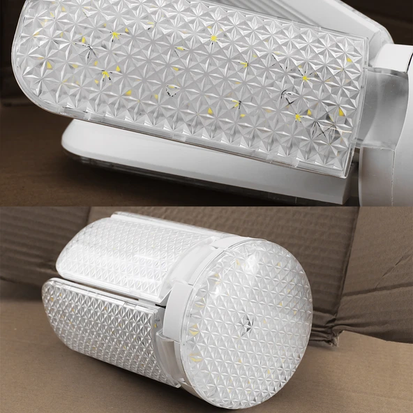 Beş Pervaneli Tasarruflu Ampul 72 W Led Lamba Beyaz E27 Duy 6480 Lümen Uzun Ömürlü 220 Volt 1 Adet - 6