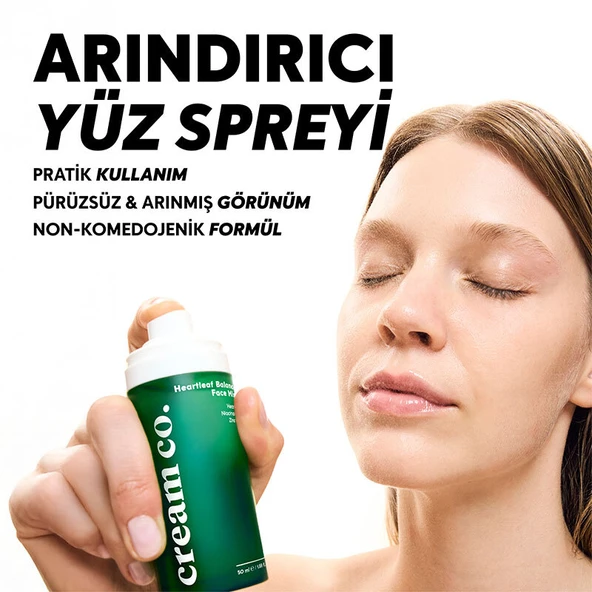 Cream Co. Heartleaf Balance Face Mist 50 ml - Resim 3