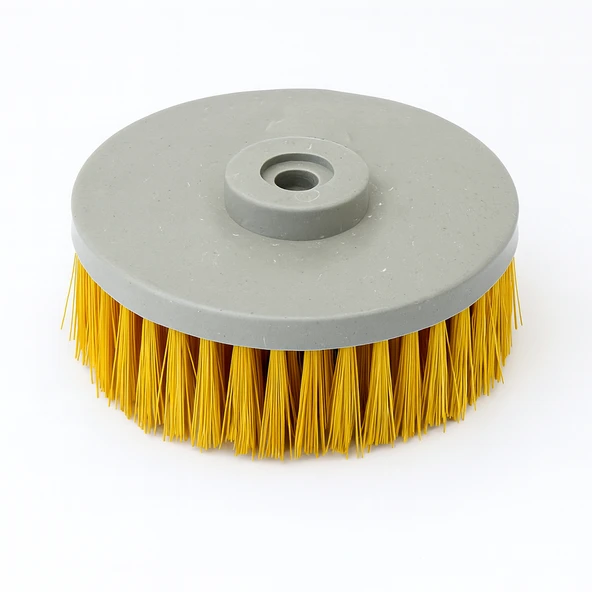 Motorlu Tırpan Halı Koltuk Yıkama Fırçası Temizleme Başlığı Matkap Uyumlu Aparat Silindir Leke Çıkar - 2