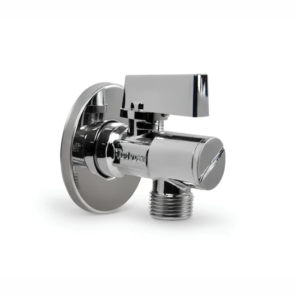 Ara Musluk 3/8 Filtreli Pirinç Krom Musluk Çamaşır Bulaşık Banyo Klozet Mutfak Ara Musluğu - Resim 2