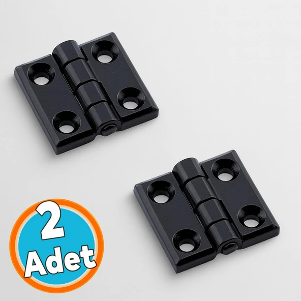 Metal Mini Yaprak Menteşe 30x30mm Dayanıklı Mobilya Kapı Dolap Çekmece Kapak Aksesuar Bağlantı Siyah ürün görseli