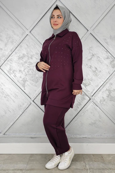 KADIN TAŞ DETAYLI TESETTÜR TAKIM ürün görseli