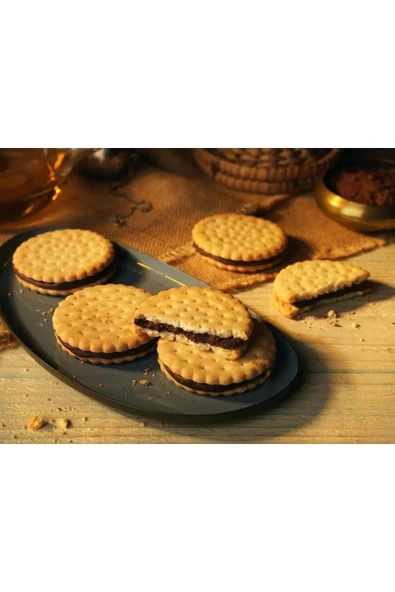 Schar Maxi Sorrisi 250g – Glutensiz Kakao Kremalı Bisküvi - Resim 2