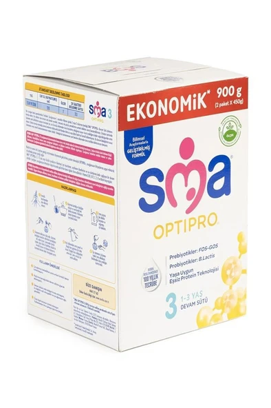 SMA Optipro 3 Probiyotik Devam Sütü 900 gr