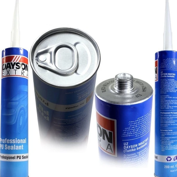 Poliüretan Pu Mastik Gri Genel Amaçlı Silikon 280 ML - Resim 3